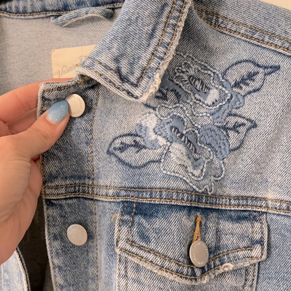 Embroidered Jean Jacket - Picture 3 of 5